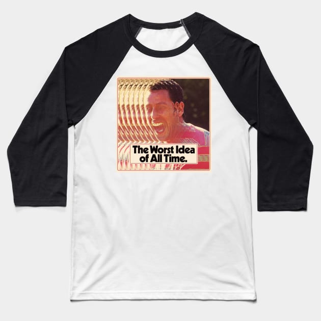 TWIOAT Nightmare Sandler Baseball T-Shirt by Little Empire Podcast